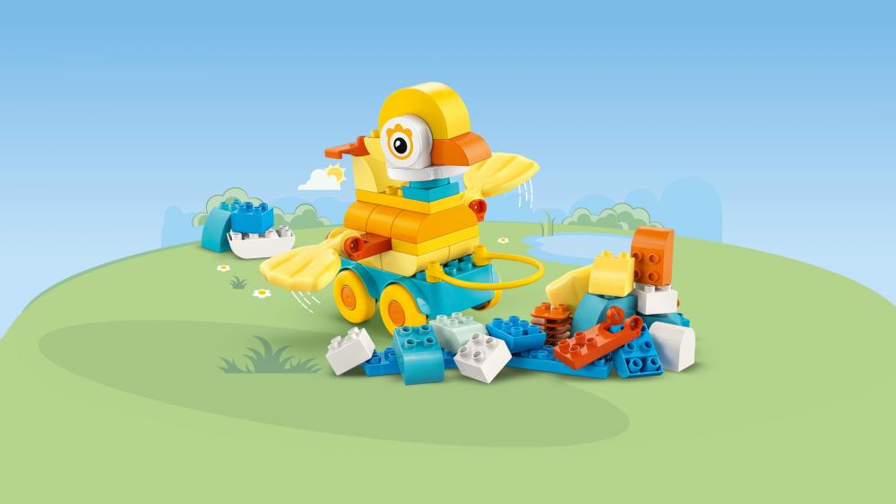 LEGO® DUPLO® Tiere auf Rädern 3-in-1-Set 58 Teile 10448