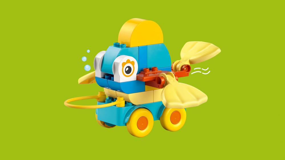 LEGO® DUPLO® Tiere auf Rädern 3-in-1-Set 58 Teile 10448