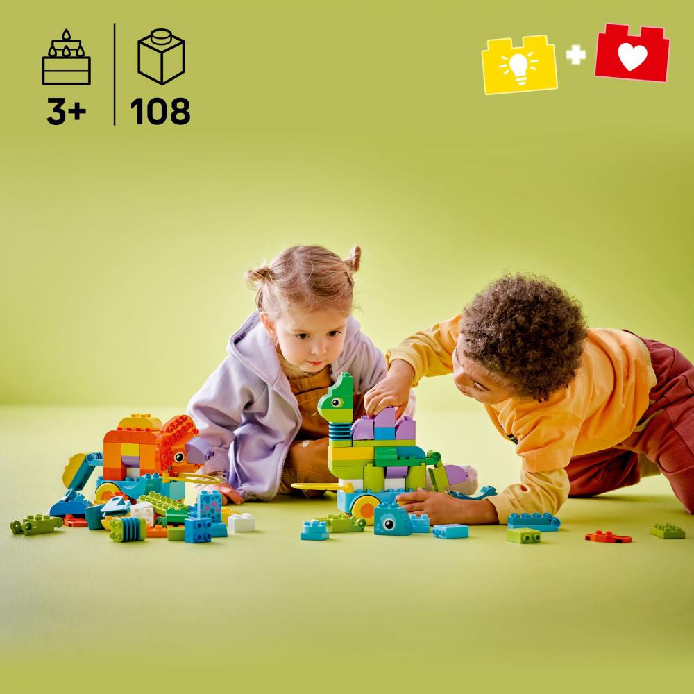 LEGO® DUPLO® Dinos auf Rädern 3-in-1-Set 108 Teile 10451