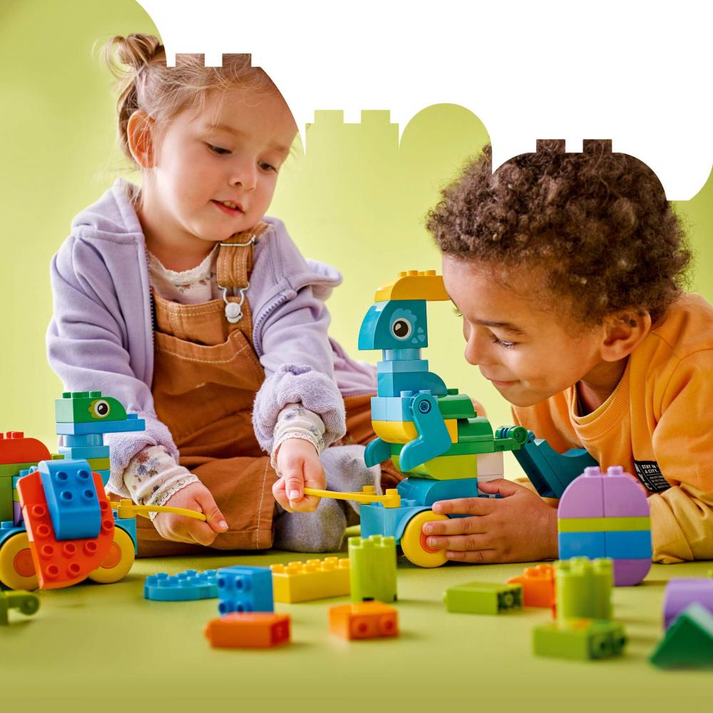 LEGO® DUPLO® Dinos auf Rädern 3-in-1-Set 108 Teile 10451