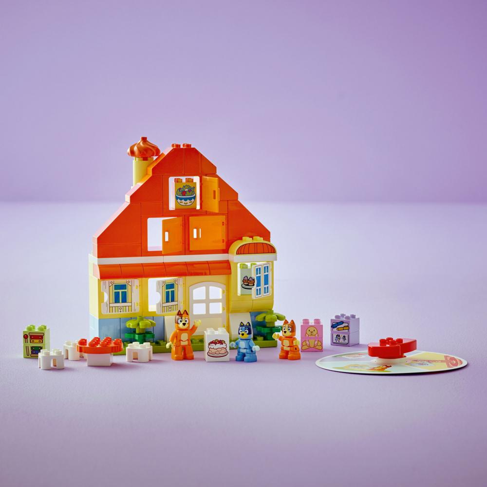 LEGO® DUPLO® Bluey Blueys Familienhaus mit Memory-Spiel 83 Teile 10459