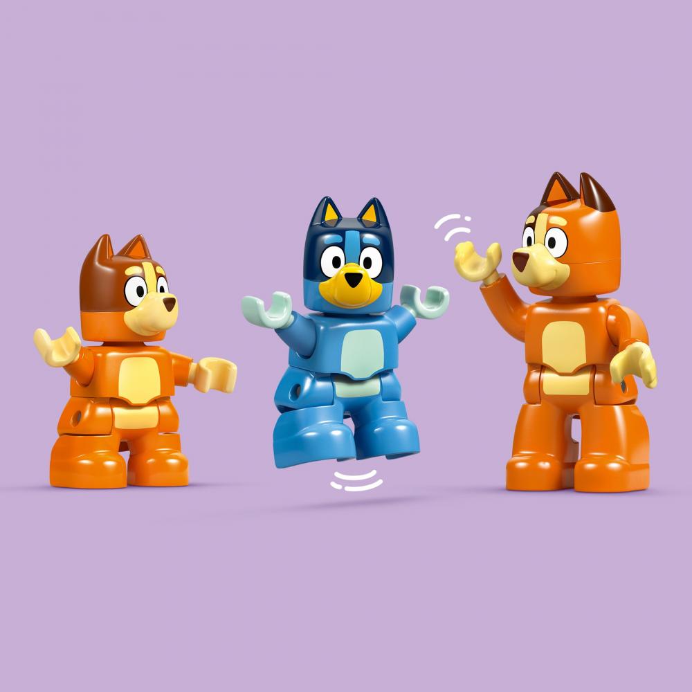 LEGO® DUPLO® Bluey Blueys Familienhaus mit Memory-Spiel 83 Teile 10459