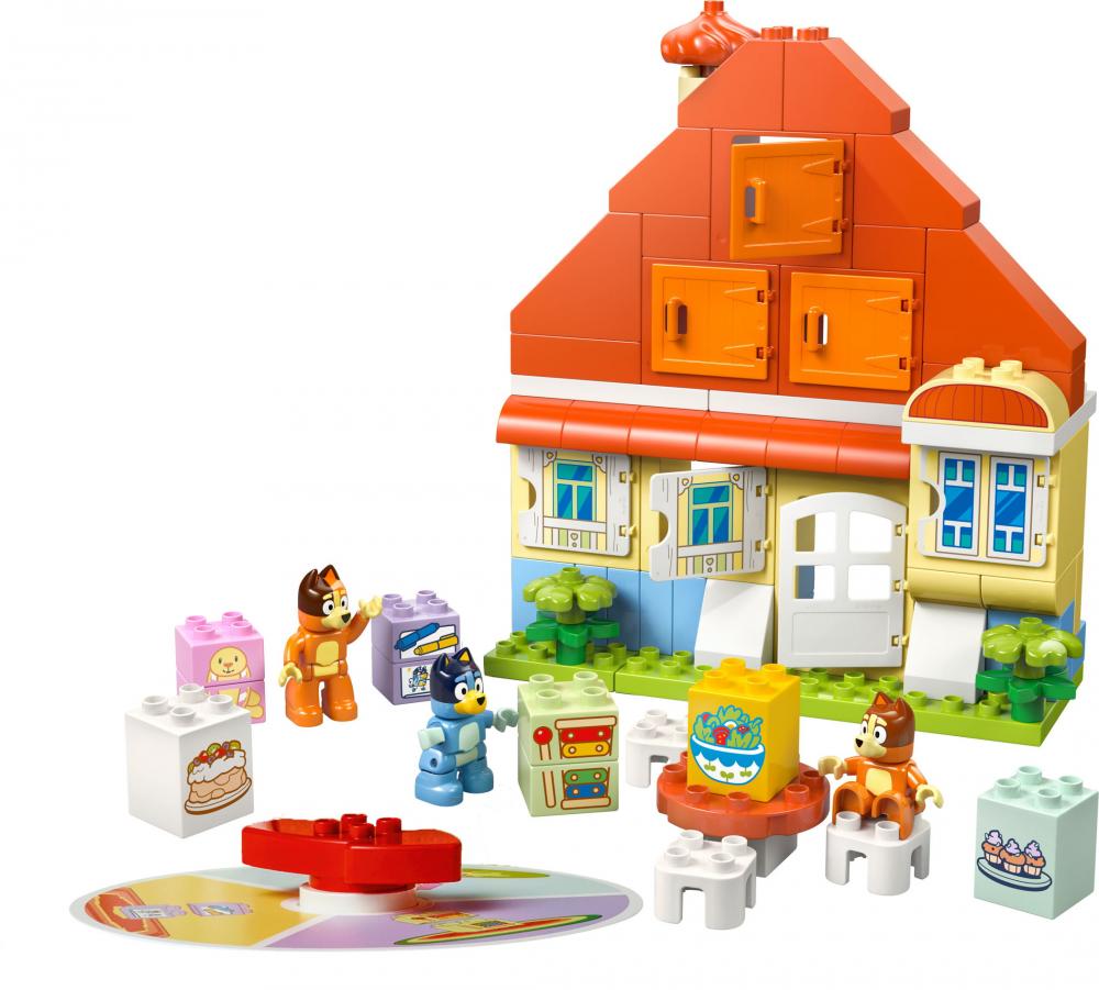LEGO® DUPLO® Bluey Blueys Familienhaus mit Memory-Spiel 83 Teile 10459