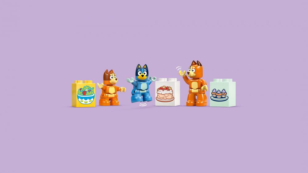 LEGO® DUPLO® Bluey Blueys Familienhaus mit Memory-Spiel 83 Teile 10459