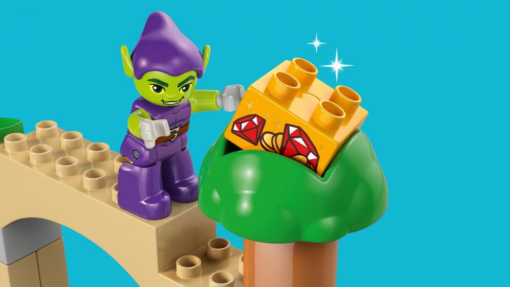 LEGO® DUPLO® Spidey-Rex vs. Green Goblin 25 Teile 10463