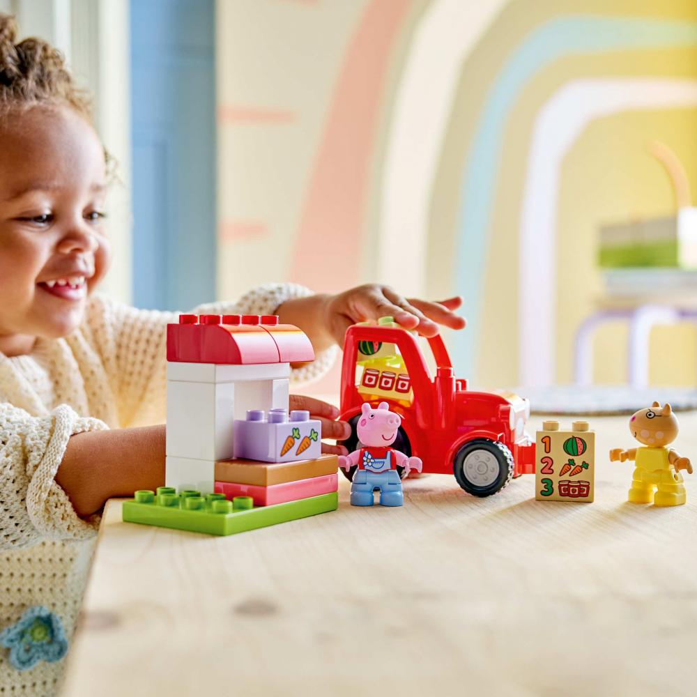 LEGO® DUPLO® Traktor und Marktstand 18 Teile 10468