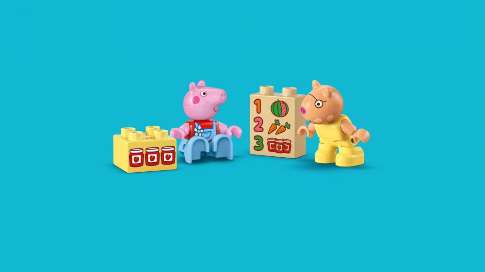 LEGO® DUPLO® Traktor und Marktstand 18 Teile 10468