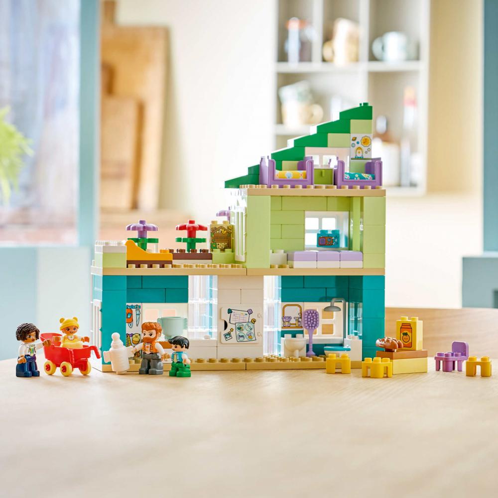 LEGO® DUPLO® Modernes Familienhaus mit Figuren - 3-in-1-Set 166 Teile 10470