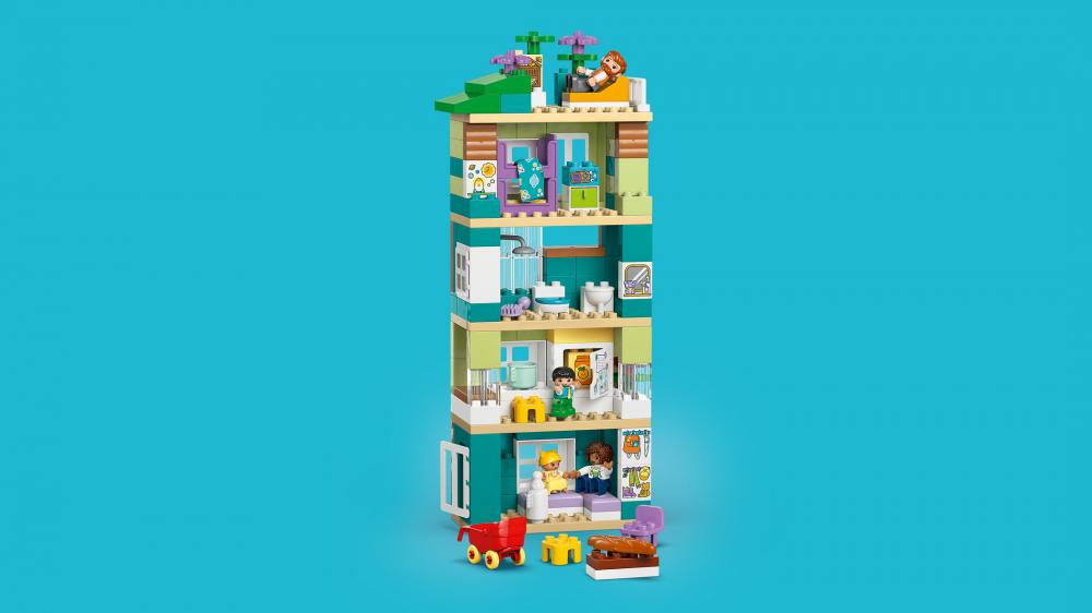 LEGO® DUPLO® Modernes Familienhaus mit Figuren - 3-in-1-Set 166 Teile 10470