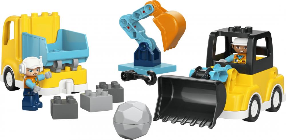 LEGO® DUPLO® Baufahrzeuge - 3-in-1-Set 22 Teile 10475