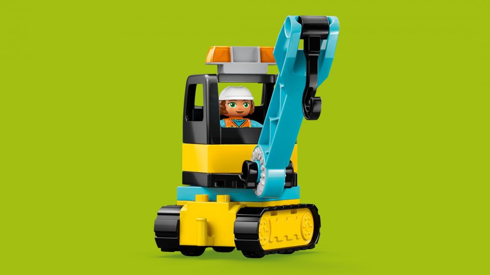 LEGO® DUPLO® Baustelle mit Baufahrzeugen - 3-in-1-Set 84 Teile 10476