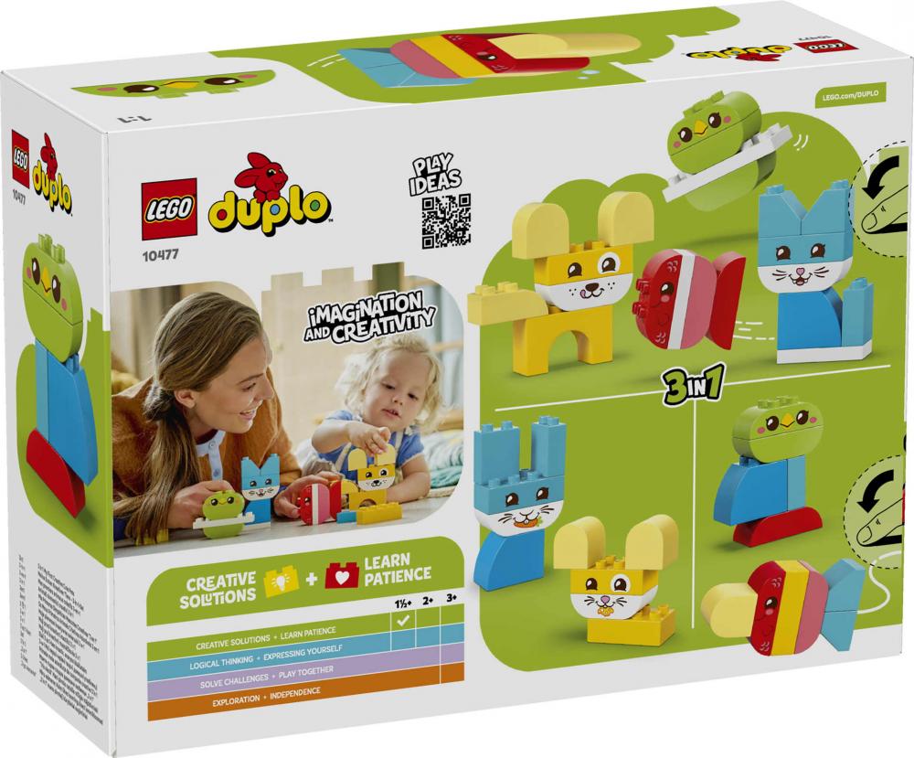 LEGO® DUPLO® 3-in-1 Kreative Tiere 24 Teile 10477