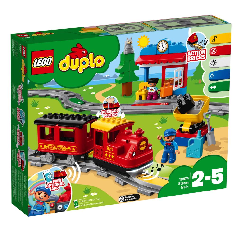 LEGO® DUPLO® Eisenbahn Dampfeisenbahn 59 Teile 10874