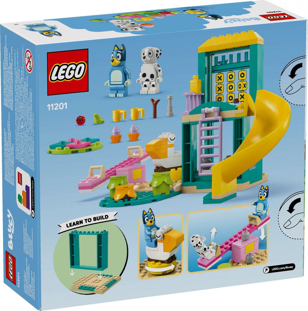 LEGO® Bluey und Chloe auf dem Spielplatz 104 Teile 11201