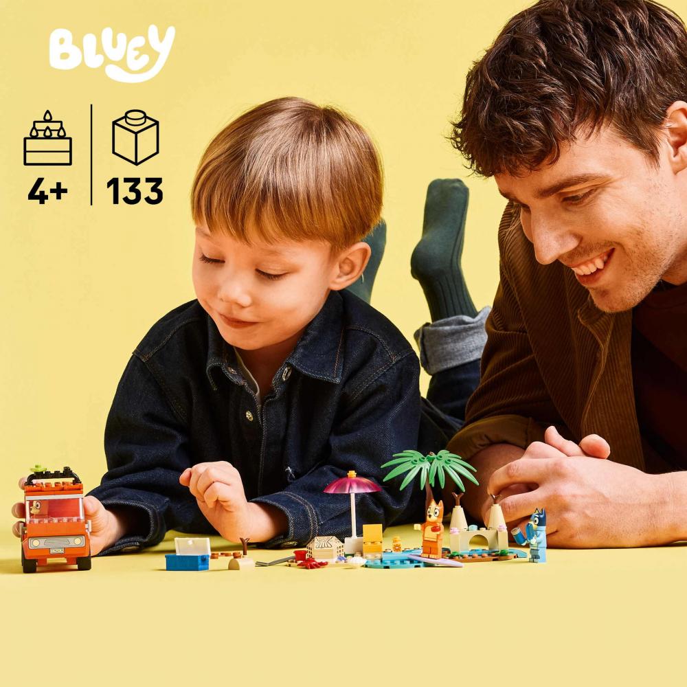 LEGO® Bluey Blueys Strandausflug 133 Teile 11202