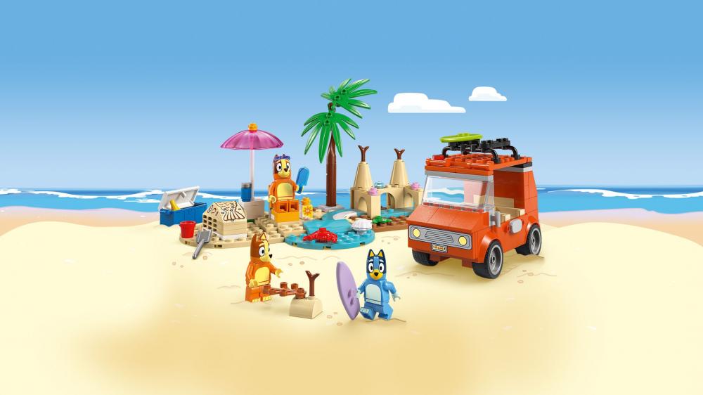 LEGO® Bluey Blueys Strandausflug 133 Teile 11202