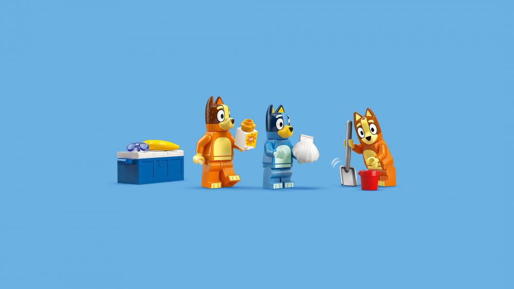 LEGO® Bluey Blueys Strandausflug 133 Teile 11202