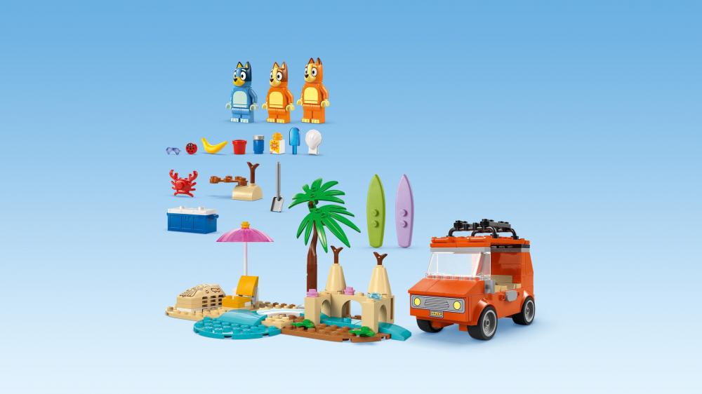 LEGO® Bluey Blueys Strandausflug 133 Teile 11202