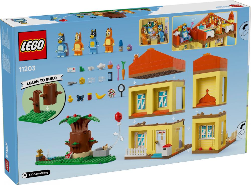 LEGO® Bluey Blueys Haus 382 Teile 11203