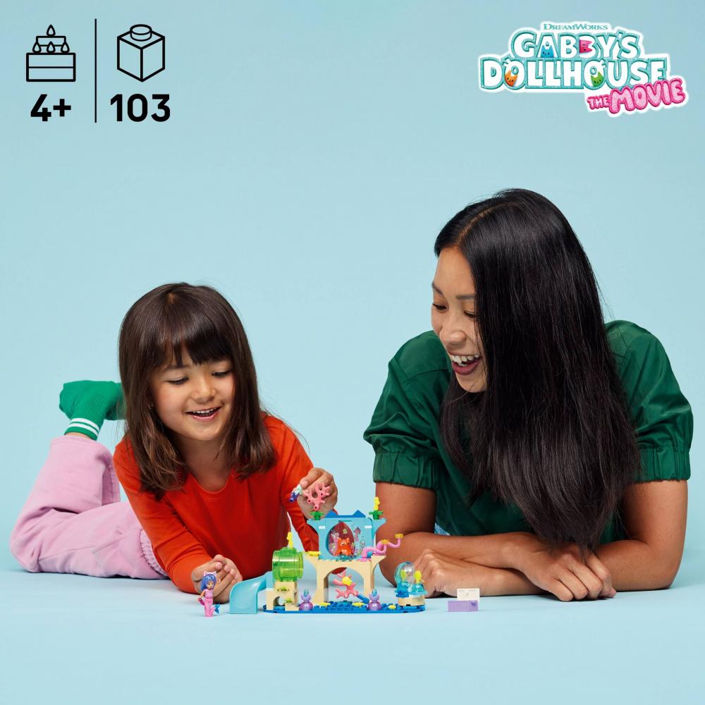LEGO® Gabby's Dollhouse Meerjungfrau Gabbys Aquarium Abenteuer 103 Teile 11204