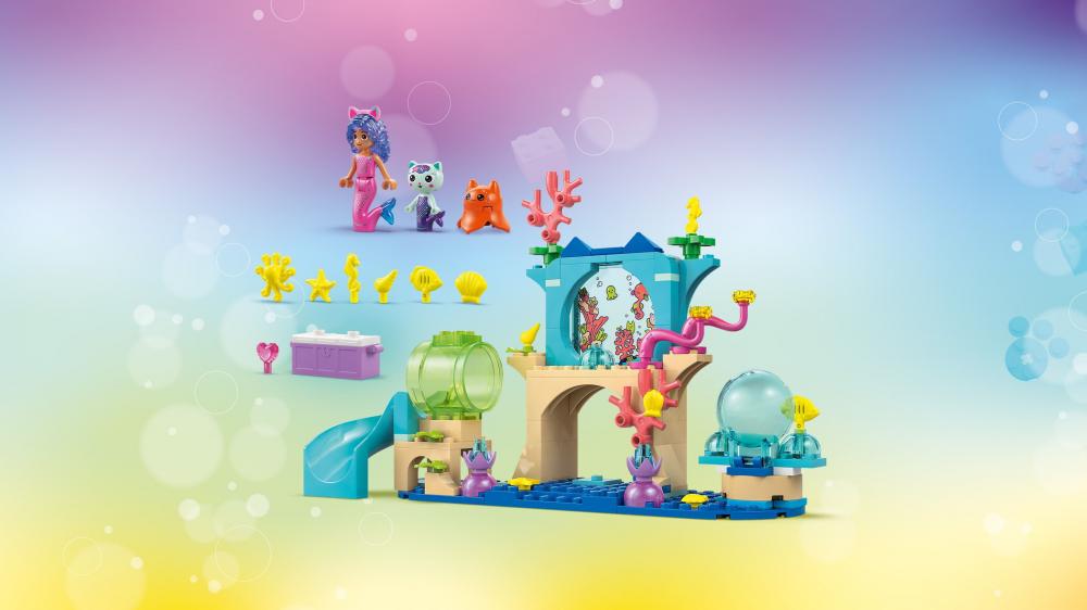 LEGO® Gabby's Dollhouse Meerjungfrau Gabbys Aquarium Abenteuer 103 Teile 11204