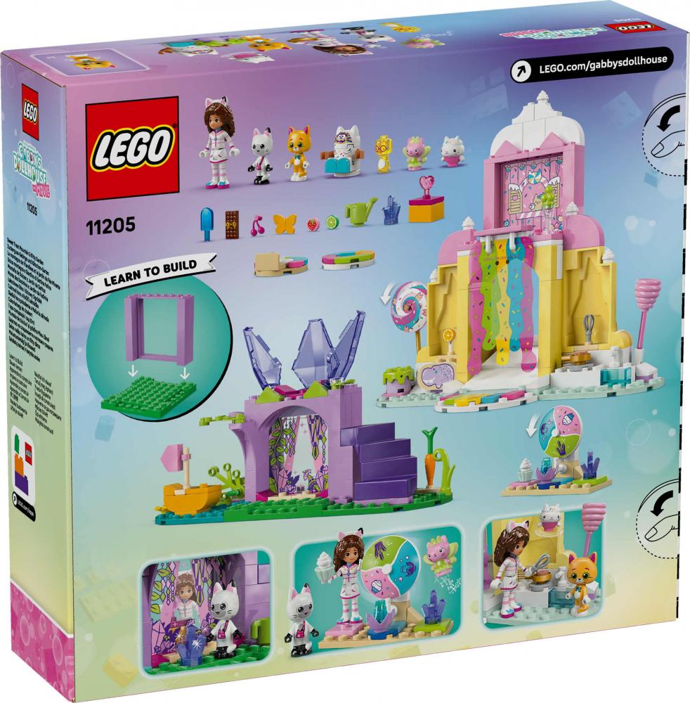 LEGO® Gabby's Dollhouse Zuckerguss-Gebirge und Kätzchen-Garten 263 Teile 11205