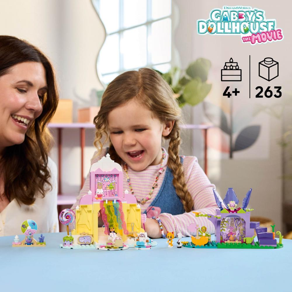 LEGO® Gabby's Dollhouse Zuckerguss-Gebirge und Kätzchen-Garten 263 Teile 11205