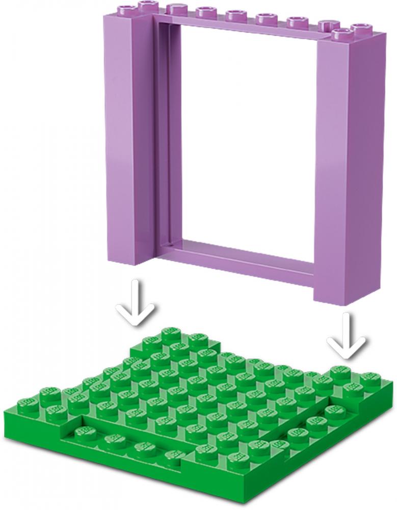 LEGO® Gabby's Dollhouse Zuckerguss-Gebirge und Kätzchen-Garten 263 Teile 11205