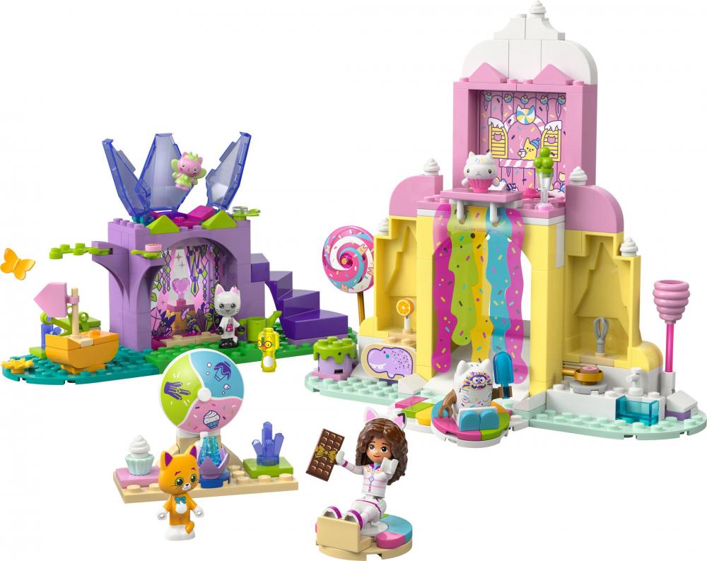 LEGO® Gabby's Dollhouse Zuckerguss-Gebirge und Kätzchen-Garten 263 Teile 11205