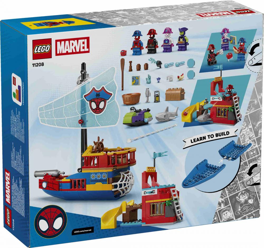 LEGO® Spidey und Seine Super-Freunde Piratenschiff von Spideys Team 201 Teile 11208