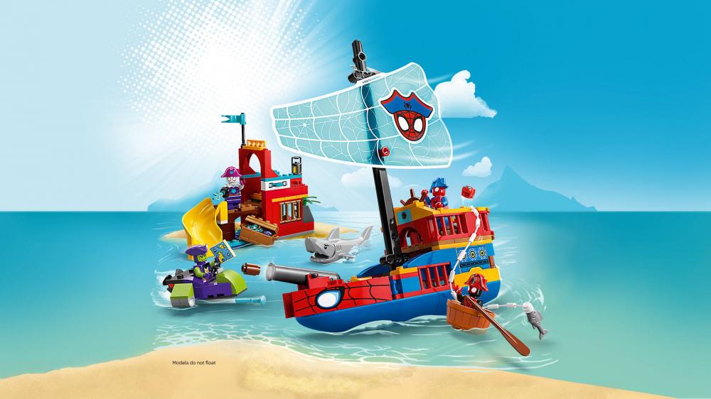 LEGO® Spidey und Seine Super-Freunde Piratenschiff von Spideys Team 201 Teile 11208