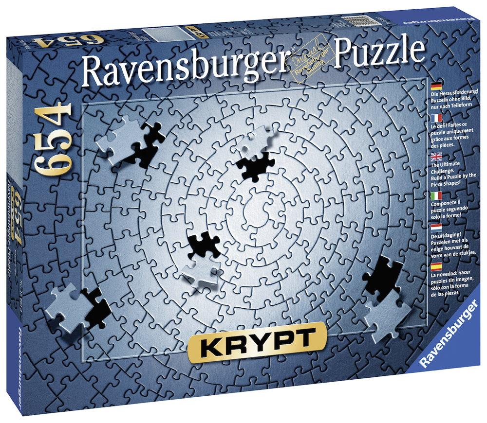 654 Teile Ravensburger Puzzle Krypt silber 15964