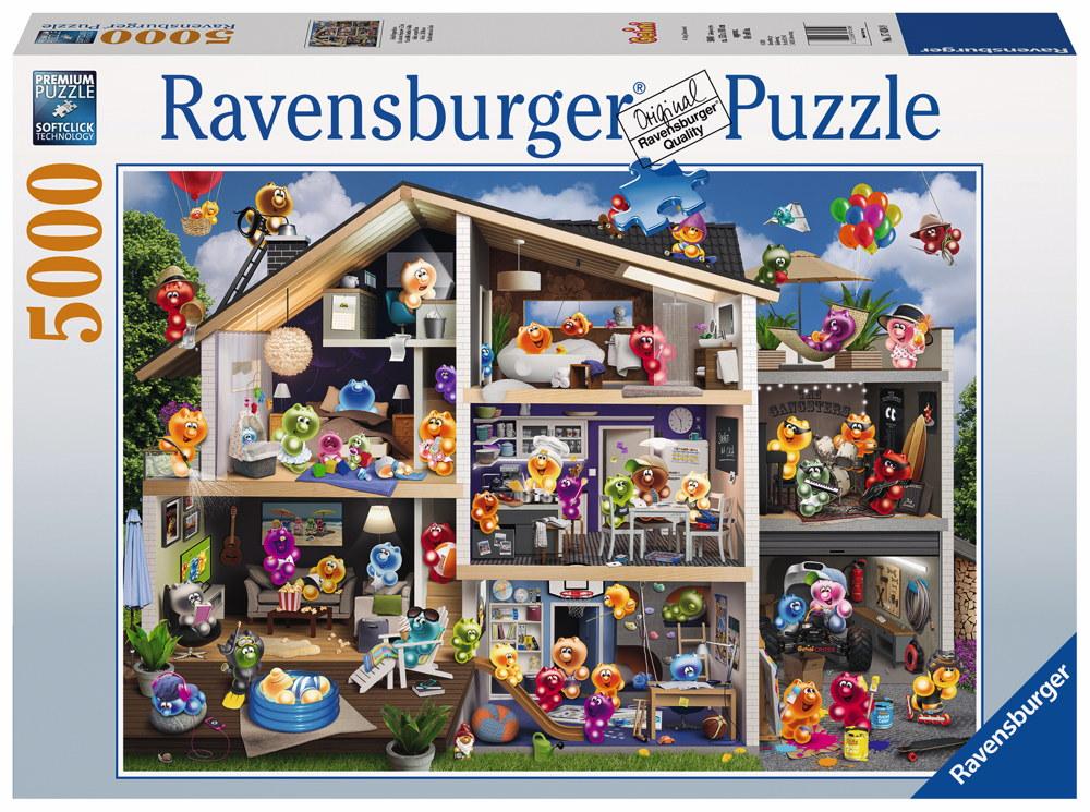 5000 Teile Ravensburger Puzzle Gelini Puppenhaus 17434