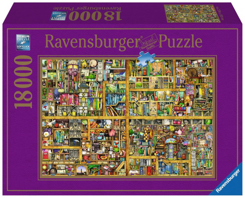 18000 Teile Ravensburger Puzzle Colin Thompson Magisches Bücherregal XXL 17825