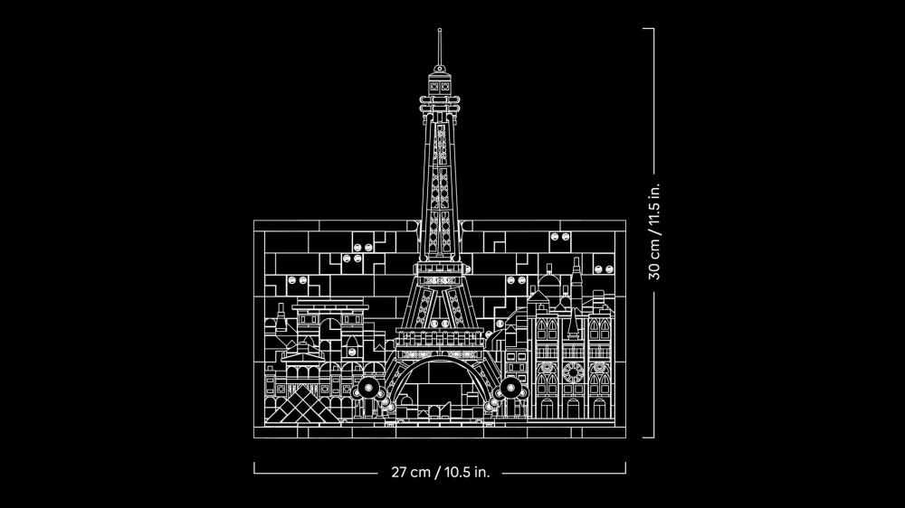 LEGO® Architecture Paris - Stadt der Liebe 958 Teile 21064