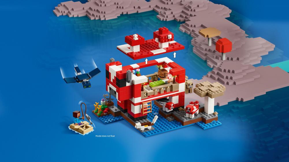 LEGO® Minecraft™ Das Pilzkuh-Haus 500 Teile 21270