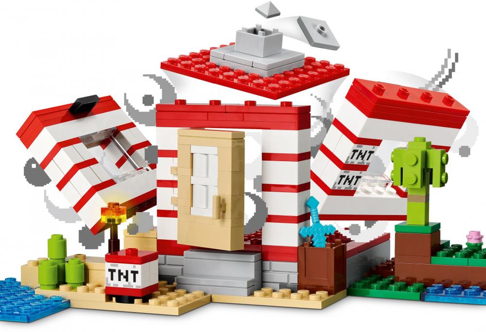 LEGO® Minecraft™ Das TNT-Dschungelhaus 287 Teile 21275