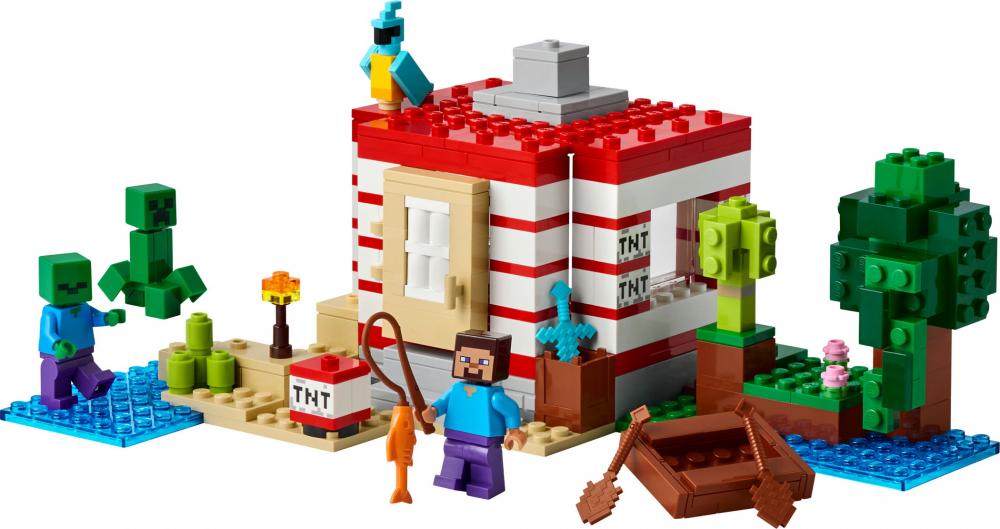 LEGO® Minecraft™ Das TNT-Dschungelhaus 287 Teile 21275