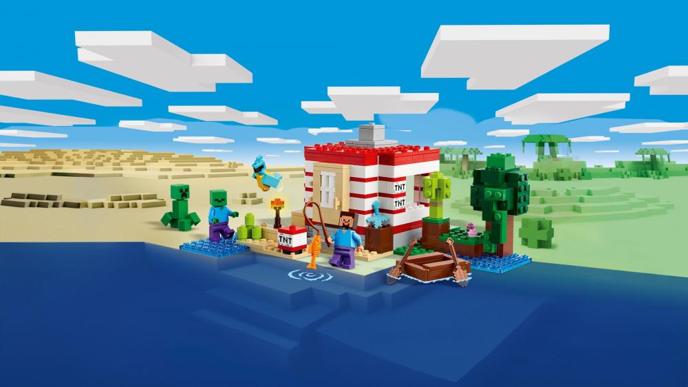 LEGO® Minecraft™ Das TNT-Dschungelhaus 287 Teile 21275