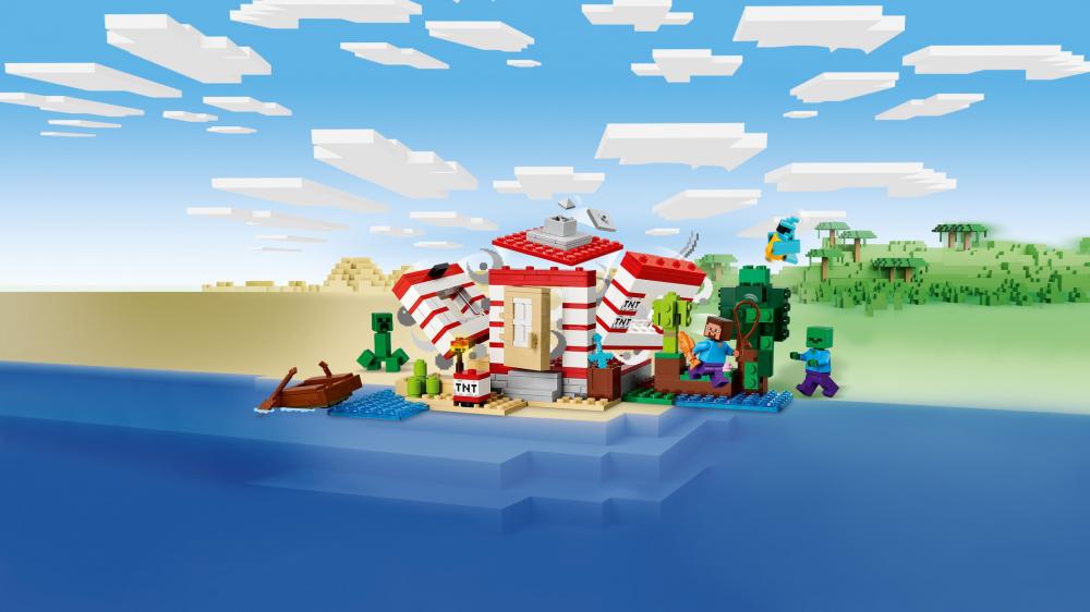LEGO® Minecraft™ Das TNT-Dschungelhaus 287 Teile 21275