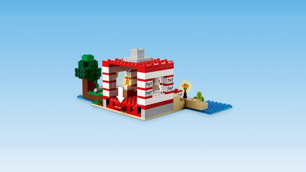 LEGO® Minecraft™ Das TNT-Dschungelhaus 287 Teile 21275