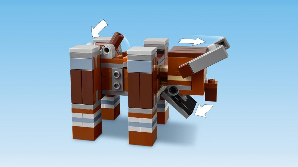 LEGO® Minecraft™ Ein Verwüster am Plünderer-Außenposten 665 Teile 21278