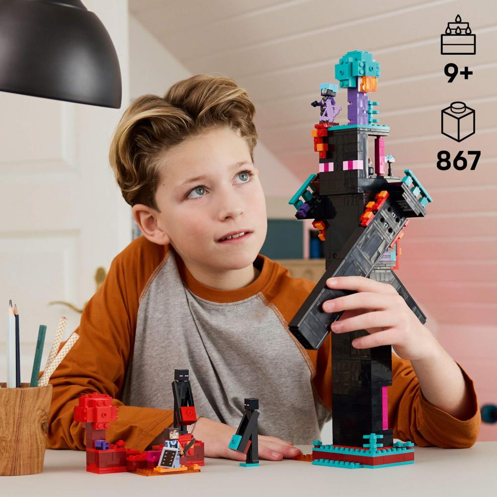 LEGO® Minecraft™ Der Enderman-Turm 867 Teile 21279