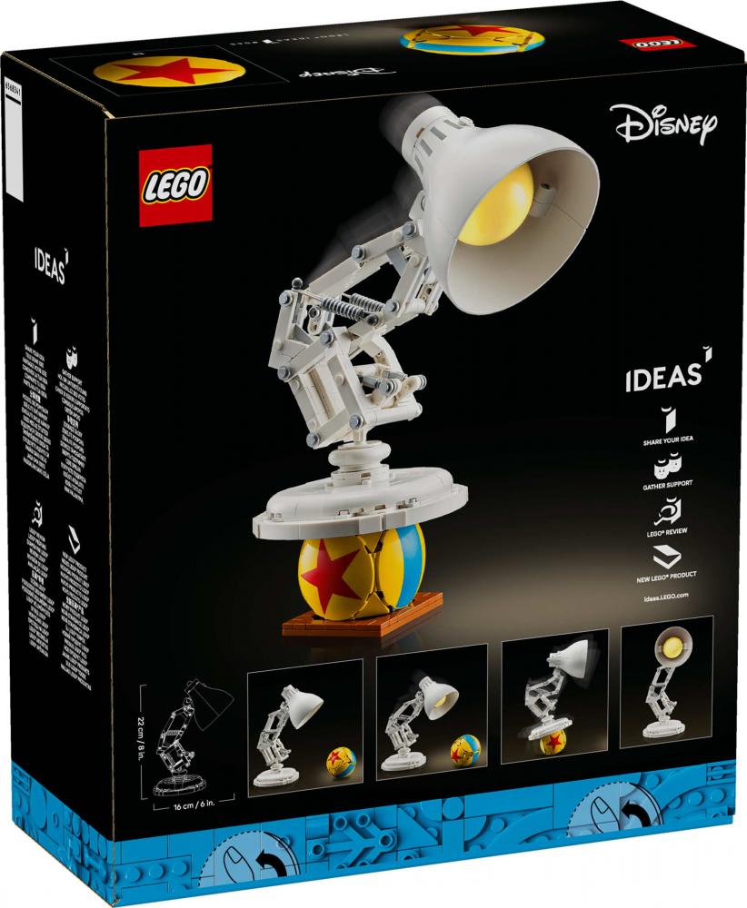 LEGO® Ideas Disney Pixar Luxo Jr. 613 Teile 21357