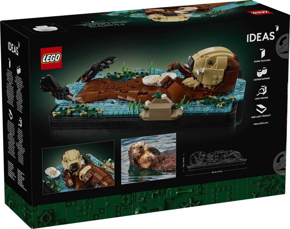 LEGO® Ideas Schwimmende Otter 1234 Teile 21366