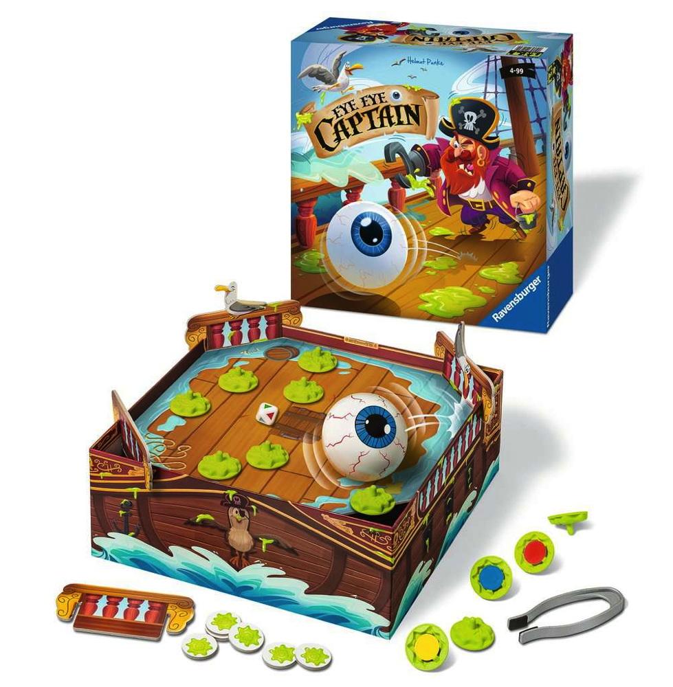 Ravensburger Kinderspiel Aktions- & Geschicklichkeitsspiel Eye Eye Captain 21470