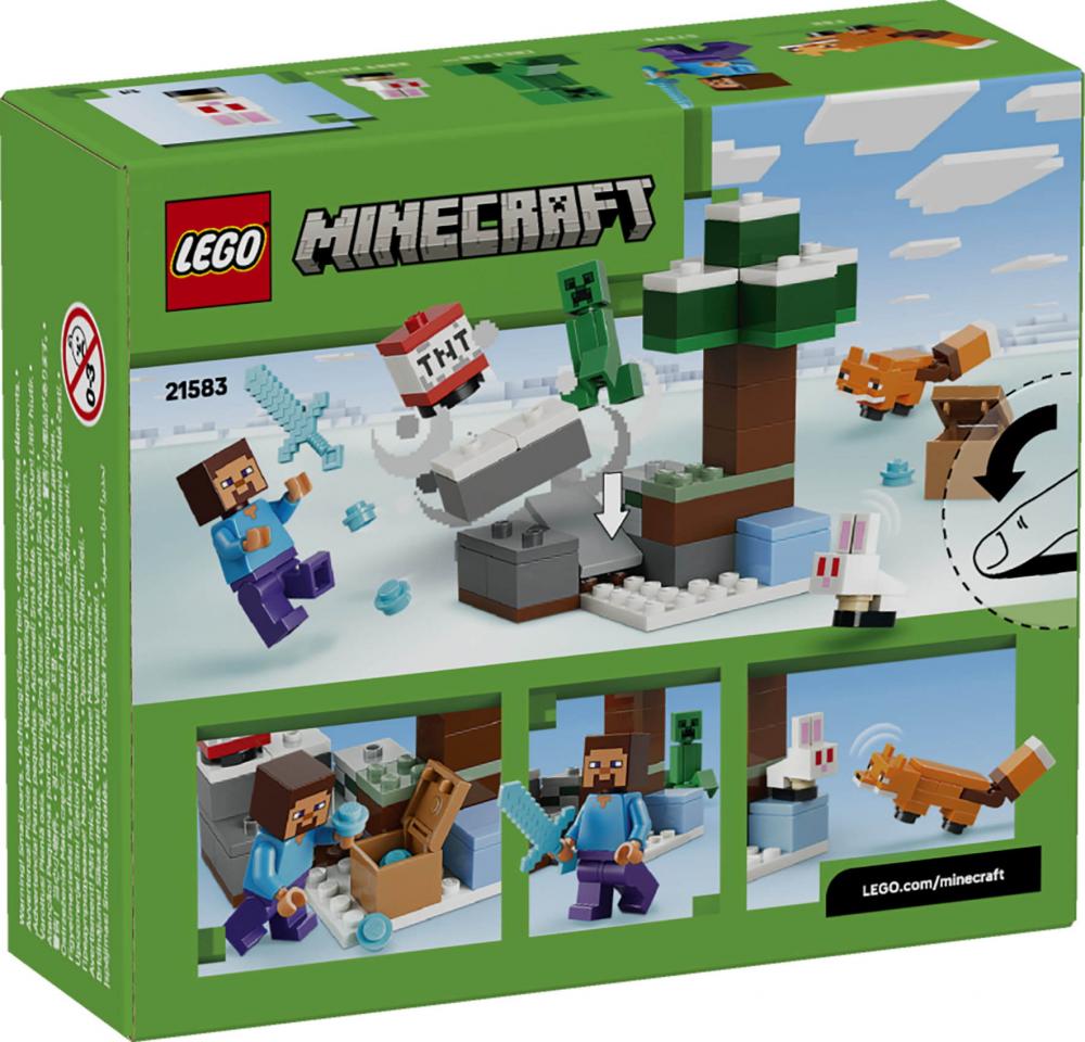 LEGO® Minecraft™ Steves Abenteuer in der Taiga 79 Teile 21583