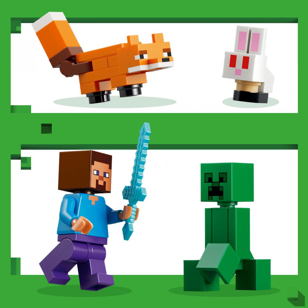 LEGO® Minecraft™ Steves Abenteuer in der Taiga 79 Teile 21583