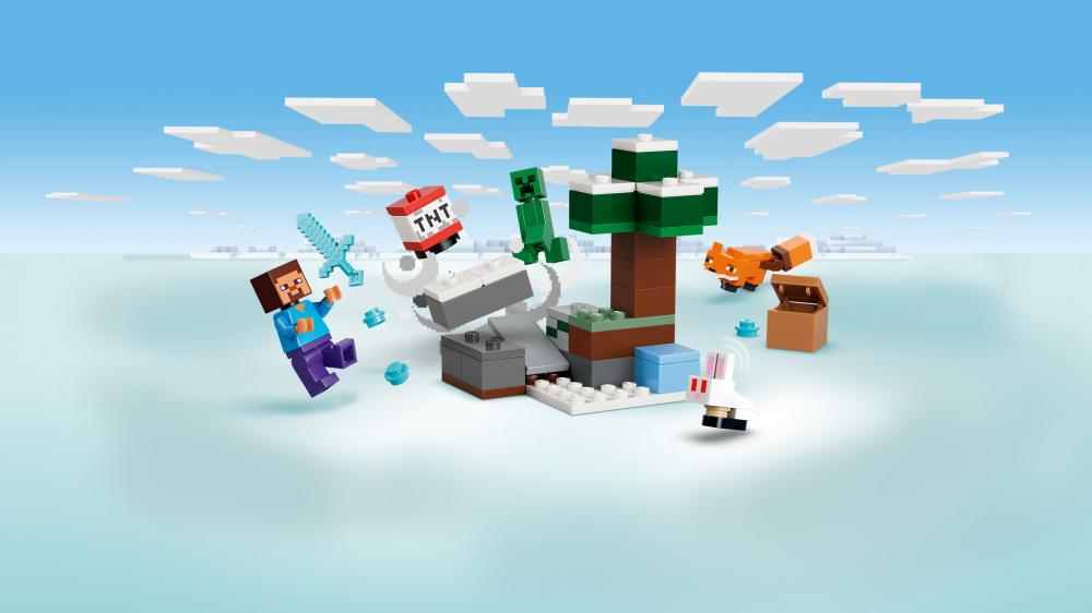 LEGO® Minecraft™ Steves Abenteuer in der Taiga 79 Teile 21583