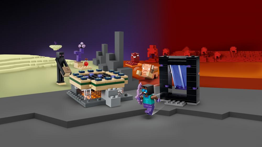LEGO® Minecraft™ Reise durch Nether und Endportal 192 Teile 21584